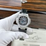 Patek Philippe Nautilus 5722 Replica Watch Blue Dial With Baguette PPF Factory 40mm