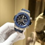 Hublot Replica Watch Big Bang Unico Blue Rubber Strap Factory BBF 44mm - Image 2