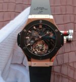 Replica Hublot Big Bang Ceramic Bezel Skeleton Tourbillon RG