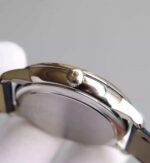 Replica Omega MKF De Ville 39.5mm SS Black Dial Blue Leather Strap A8500 - Image 2