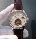 Replica IWC Portuguese Tourbillon Power Reserve Moonphase Gold Maker White Dial
