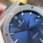 Hublot Classic Fusion Titanium Imitation Watches Blue Dial Weight 84 Grams Super Light JJZ Factory 42mm - Image 5