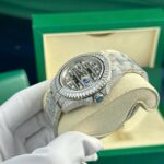 Rolex GMT-Master II Copies Watch Full Stone CZ AMG Factory 40mm - Image 5