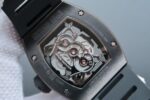 Replica Richard Mille RM038 PVD Black Inner Bezel Skeleton Dial Black Rubber Strap Jap Quartz - Image 6