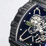 Richard Mille RM 35-01 Rafael Nadal Replica Swiss Watch ?C Skeleton Dial, NTPT Carbon Case, Black Rubber Strap - Image 2