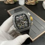 Best Richard Mille RM 11-03 Replica Watch For Men ?C Swiss Movement, Skeleton Dial, Carbon Fiber Case - Image 8