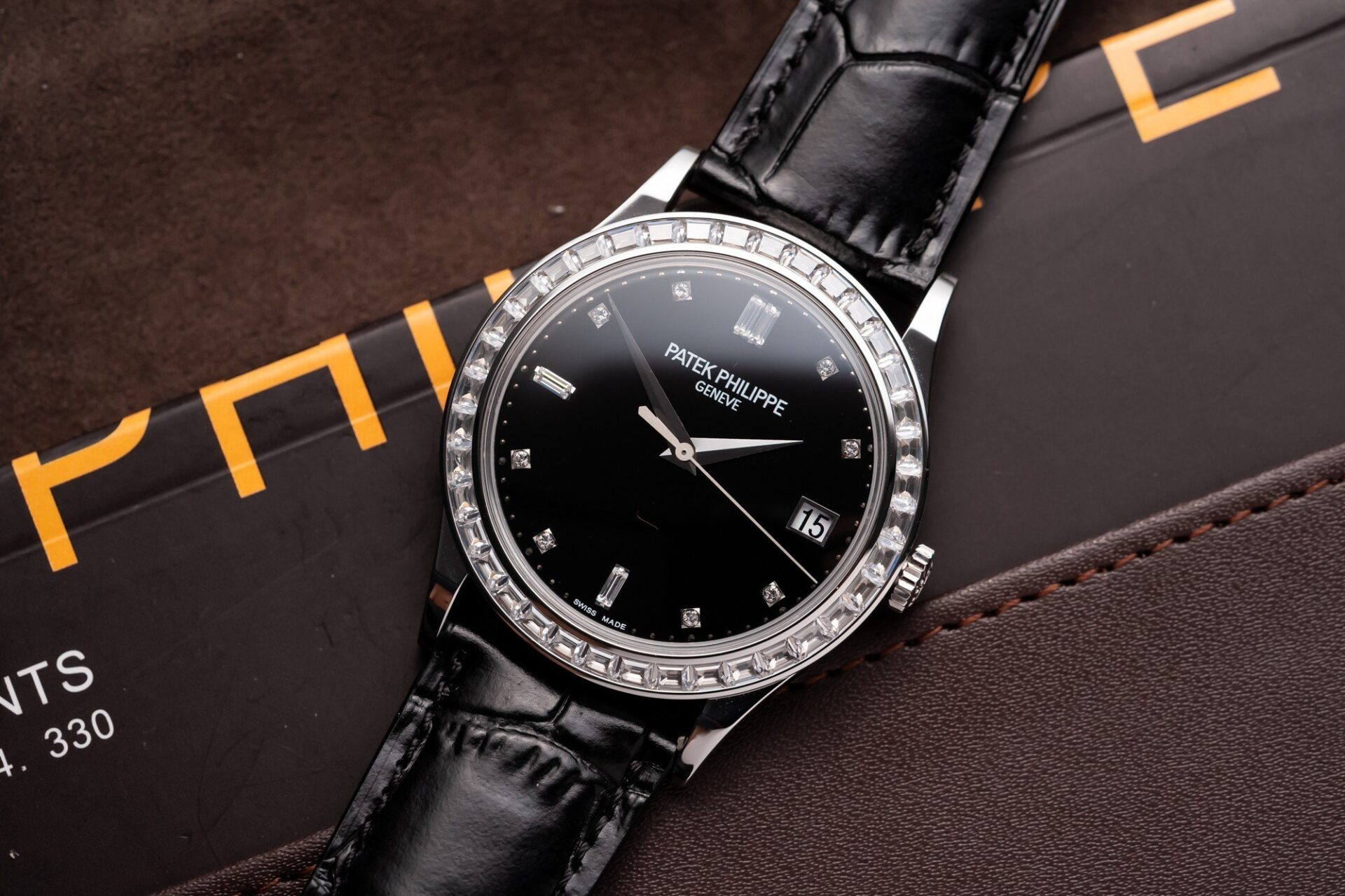 1045C8BD-BFBC-3CBC-4BA9-F4F2AE17075B.jpg Patek Philippe Calatrava 5298P Replica Watch Black ZF Factory 38mm - Image 1