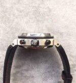 Replica Audemars Piguet JF Royal Oak Offshore Black Theme Black Leather Strap A3126 - Image 5