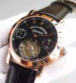 Replica Audemars Piguet Jules Audemars Tourbillon RG Black Dial - Image 2