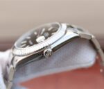 Replica Rolex DateJust 41mm 126334 Noob Fluted Bezel Black Dial Stick Markers Bracelet A3235 - Image 6