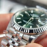 Rolex DateJust Replica Watch Dial Green Jubilee Strap THB Factory 31mm - Image 8