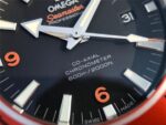 Replica Omega Planet Ocean Professional Orange Bezel 45mm OMF Rubber Strap A8500 - Image 5