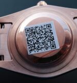Replica Rolex Day-Date 41mm 218399 RG Brown Dial Diamonds Bezel RG Bracelet A3255 - Image 5