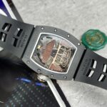 Richard Mille RM47 Best Replica Watch Black Rubber Strap Samurai Dial 42.7mm - Image 7