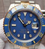 Replica Rolex Submariner 116613 Noob YG Wrapped Blue Dial  SS/YG Bracelet A3135 - Image 3