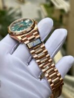Rolex Day-Date 128235 Replica Watch Dial Diamonds Moissanite Weight 158gram QF 36mm - Image 8