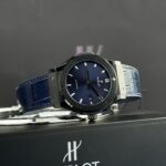Hublot Replica 11 Watch Black Ceramic Case Blue Dial Refined Movement SW300 JJZ 42mm - Image 2