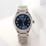 Fake Diamond Watch Replica Patek Philippe Twenty~4 Ladies Stainless Steel Blue Sunburst Dial 7300/1200A-001(1:1 replica) - Image 5