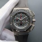 Replica Audemars Piguet JF Royal Oak Offshore Titanium Michael Schumacher Gray Dial A3126