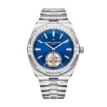 Replica Watches Fake Vacheron Constantin Overseas tourbillon high jewellery Boutique Exclusive 42.5 MM WHITE GOLD(1:1 replica)