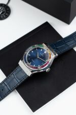 Hublot Classic Fusion Titanium Rainbow Refined Synthentic Gemstones Bezel Best Copy 42mm - Image 2