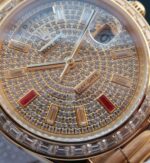 Replica Rolex Day-Date 218399 YG Full Diamonds A3255 - Image 2