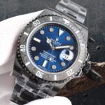 ROLEX Rolex Customized Submariner-Diamond Dial-Carbon Fiber Bezel-Black Blue(1:1 replica) - Image 7