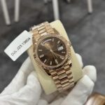 Rolex Replica Watch Day-Date 228235 Gold Wrapped Chocolate Dial GM V3 40mm - Image 3