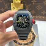 Richard Mille RM35-01 Rafael Nadal Carbon NTPT Replica Watches Black Rubber Strap ZF Factory 49,9x43mm - Image 2