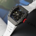 Richard Mille RM35-02 Knock Off Watches Carbon Super Light Rubber Strap Red ZF Factoy 44mm - Image 4