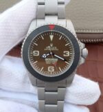 Replica Rolex Submariner Commando Gray Dial Ceramic Bezel SS Bracelet A2836