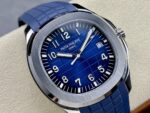 Fake Patek Philippe Replica Watch Aquanaut ??Jumbo?? White Gold Blue Dial 5168G-001 3KF(1:1 replica) - Image 3