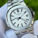 Patek Philippe Nautilus 5711 Replica Watches White Dial Metal Wire BBF Factory 40mm - Image 3