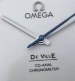 Replica Omega V6 De Ville 41mm SS White Dial Black Leather Strap A8500 - Image 11