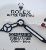 Replica Rolex Submariner Commando White Dial Ceramic Bezel Rubber Strap A2836 - Image 9