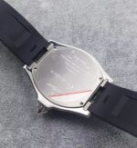 Replica Cartier Roadster SS White Dial Black Rubber Strap A2824 - Image 3