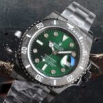 ROLEX Rolex Customized Submariner-Diamond Dial-Carbon Fiber Bezel-Black Green(1:1 replica) - Image 3