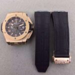 Replica Hublot Big Bang Ferrari Limited Edition RG Black Dial Black Rubber Strap A7753 - Image 8