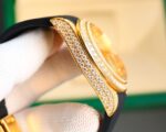 Rolex Logbook Full Luxury-Roman Diamond Dial-18k Nano-Technology 41MM-Golden(1:1 replica) - Image 7