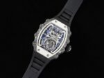 Swiss Richard Mille RM 21-01 Replica Tourbillon Aerodyne Carbon Tpt Watch For Men ?C High-End Skeleton Dial - Image 6