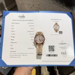 Rolex Replica Watch Day-Date Moissanite Ruby Baguette Red 18K Gold Wrapped 40mm
