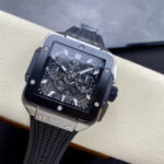 Hublot Replica 1:1 Watch Big Bang Square Titanium Black Ceramic Bezel 42mm