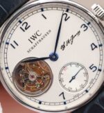 Replica IWC AZ Portuguese Tourbillon White Dial Blue Markers - Image 3