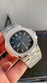 Replica PATEK PHILIPPE Nautilus 5711 PPF 1:1 Best Edition Gray Textured Dial on SS Bracelet 324CS - Image 4