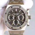 Replica Audemars Piguet Royal Oak Chronograph SS Gray Dial SS Bracelet A7750