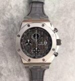 Replica Audemars Piguet JF Royal Oak Offshore Gray Theme Gray Leather Strap A3126