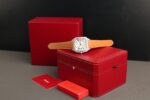 Cartier Santos White Dial Copies Watches Custom Diamonds Moissanite BVF 39.8mm - Image 8