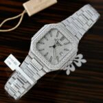 Patek Philippe Cubitus 5821 Copies Watches Diamonds Moissanite Hong Kong Custom 45mm - Image 4
