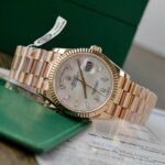 Rolex Day-Date Dial Mother Of Pearl Best Replica Watch Custom Gold Wrapped 36mm - Image 4