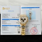 Rolex Daytona Meteorite Dial Copies Watch Gold Wrapped + Moisanite Baguette 40mm